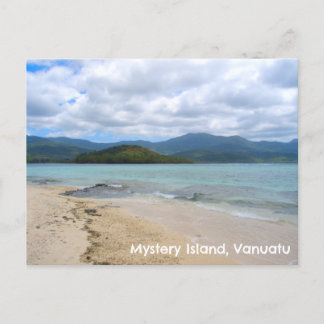 Postcard Mystery Island, Vanuatu.