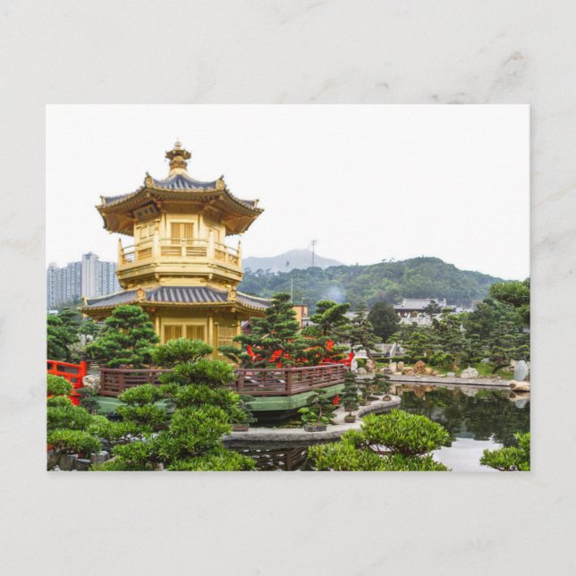 Postcard Nan Lian Garden in Hong Kong, China (Front)