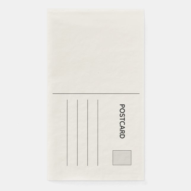 Postcard Napkin (Front)