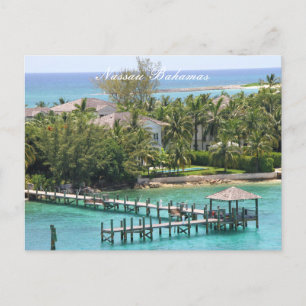 Postcard, Nassau Bahamas, Photography Postcard