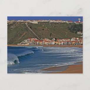 Postcard Nazare, Leiria, Portugal