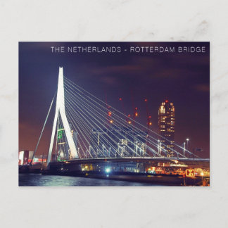 POSTCARD - NETHERLANDS ROTTERDAM BRIDGE