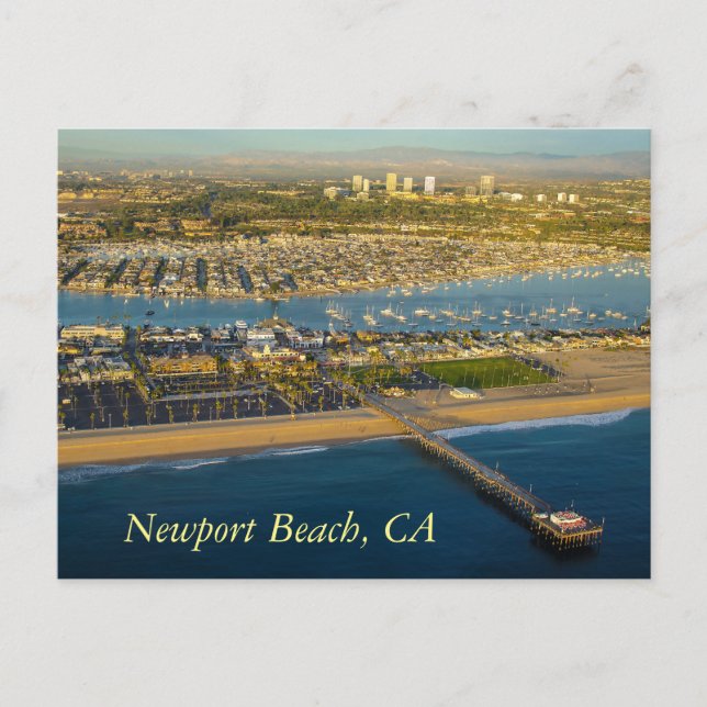 Postcard Newport Beach California (Front)