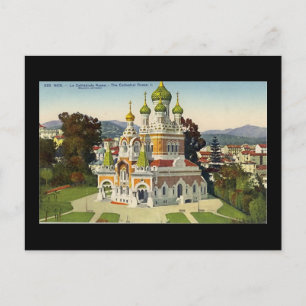 Postcard, Nice, La Cathedrale Russe Postcard