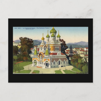 Postcard, Nice, La Cathedrale Russe Postcard