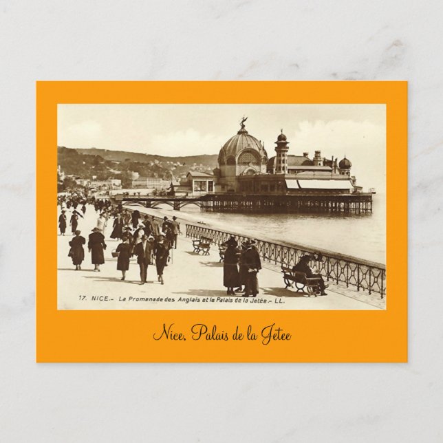 Postcard, Nice, Palais de la Jetee Postcard (Front)