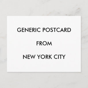 Postcard - NYC Generic