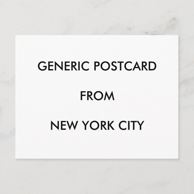 Postcard - NYC Generic (Front)