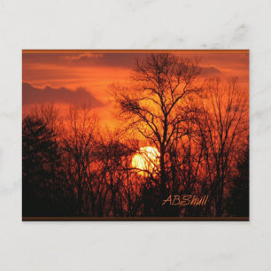 Postcard of a WV Sunset