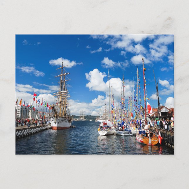 Postcard of Bergen city (Front)