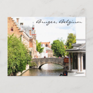 Postcard of Bruges, Belgium