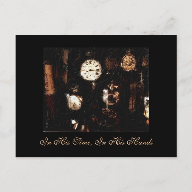 Postcard of Clock and Pocket Watch Collection (Front)