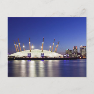 Postcard of Docklands and the Dome on the Thames