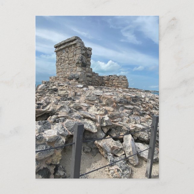 Postcard of Ixchel Mayan Temple Mexico (Front)