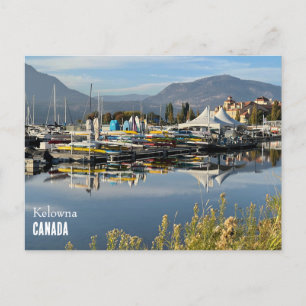 Postcard of Okanagan Lake in Kelowna, Canada