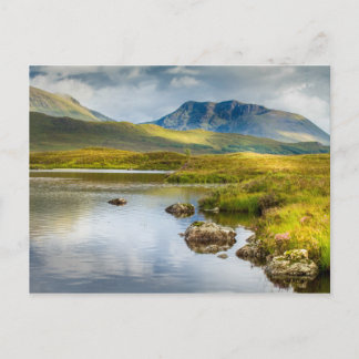 Postcard of Scottish Highlands landscape