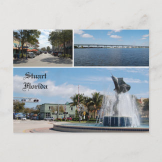 Postcard of Stuart Florida, Sailfish Capital