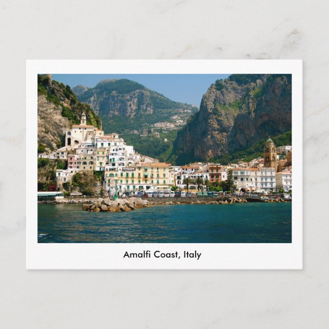 Postcard of The Amalfi Coast in Italy, UNESCO (Front)