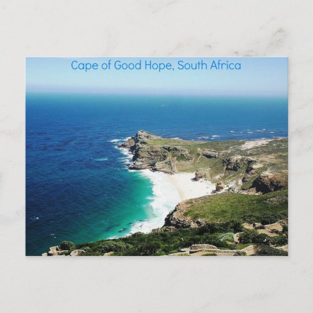 Postcard of the Cape of Good Hope, South Africa (Front)