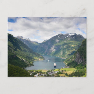 Postcard of the Geirangerfjord