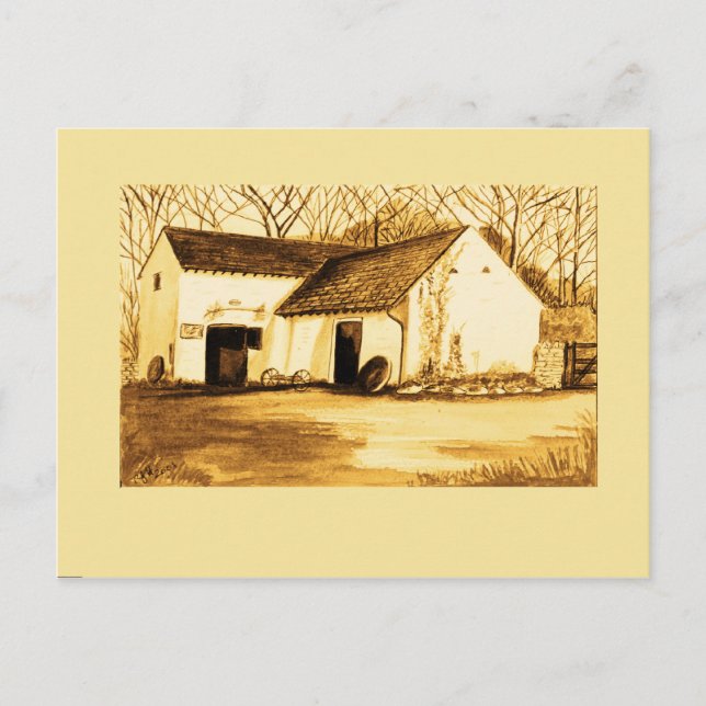 POSTCARD OF THE MILL PONTLLANFRAITH (Front)