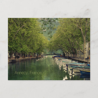 Postcard of Vassé Canal, Annecy, France