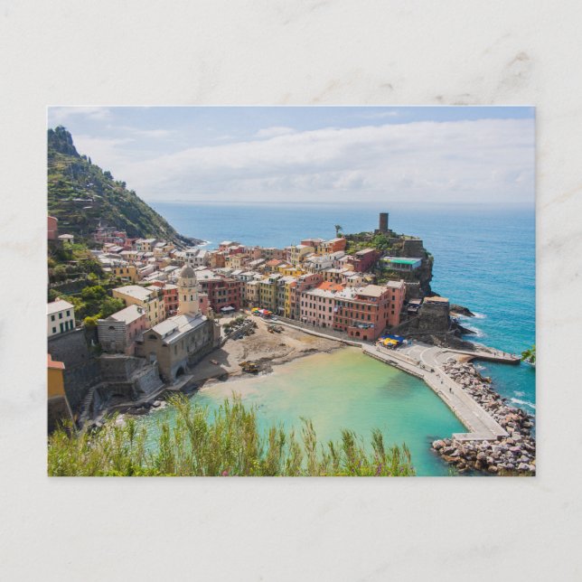 Postcard of Vernazza, Cinque Terre, Italia (Front)