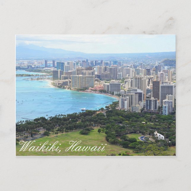 Postcard of Waikiki (Front)