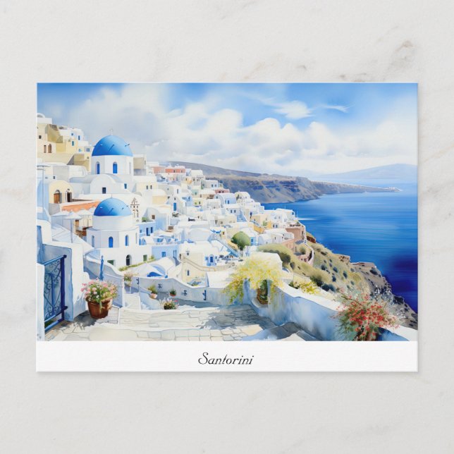 Postcard Oia Santorini (Front)