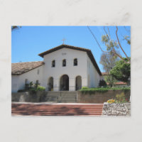 Postcard: Old Mission, San Luis Obispo