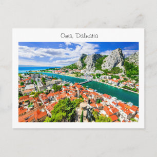 Postcard Omis Dalmatia