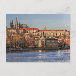 Postcard Panorama of Prague Castle, Czec Republic