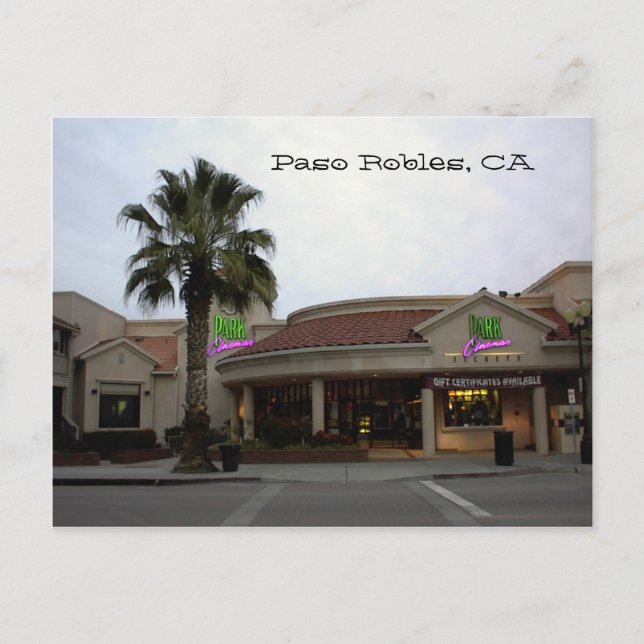 Postcard, Park-Cinemas, Paso Robles, CA Postcard (Front)