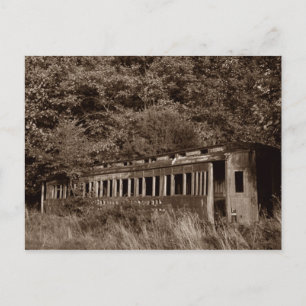 Postcard ~ Passenger Train Car ~ Ghost of the Past