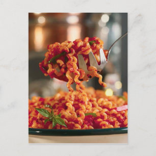 POSTCARD PASTA DINNER PLATE
