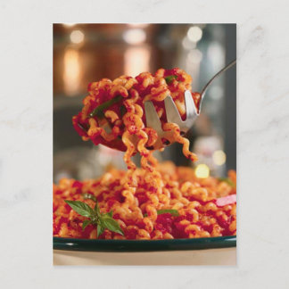 POSTCARD PASTA DINNER PLATE