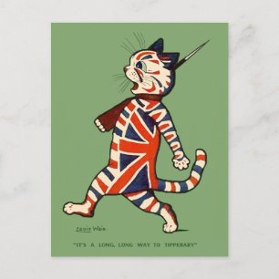 Postcard: Patriotic Cat Postcard