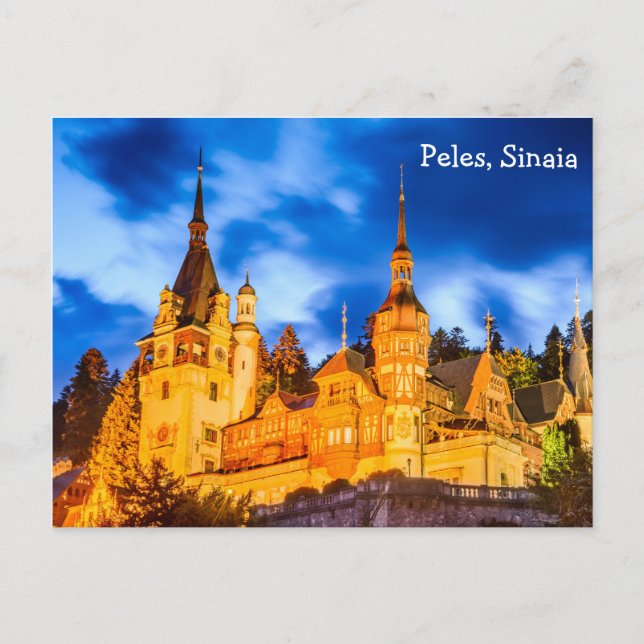 Postcard  Peles, Sinaia (Front)