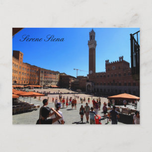 Postcard: Piazza del Campo, Siena, Italy Postcard