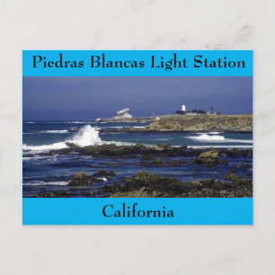 Postcard Piedras Blancas Light