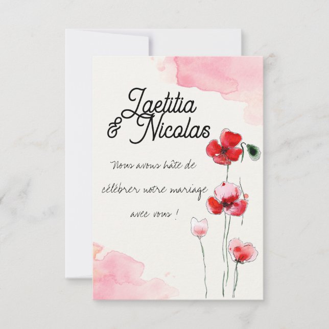 Postcard "Poppies" (Front)