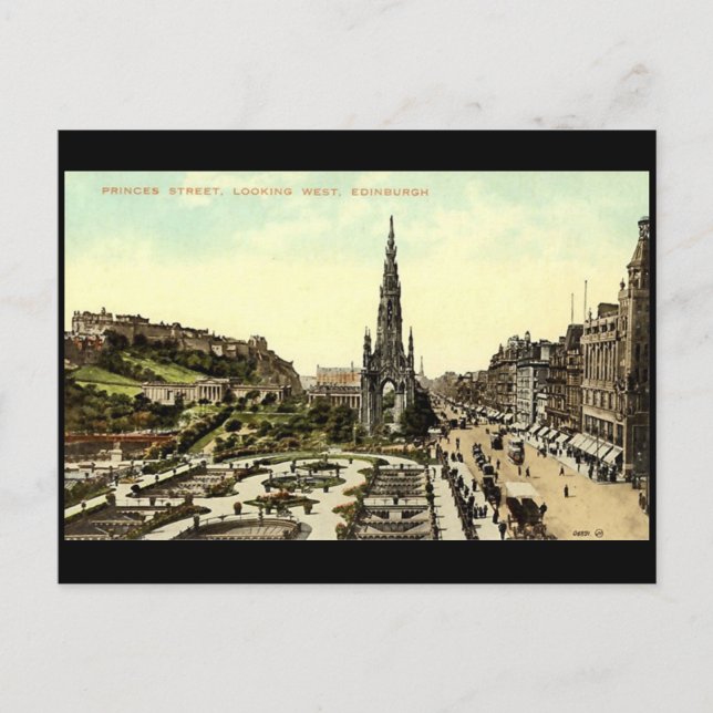 Postcard, Princes Street, Edinburgh Postcard (Front)