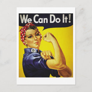 postcard,retro,we can do it postcard