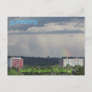 Postcard "Sankt Augustin Mülldorf" small rainbow