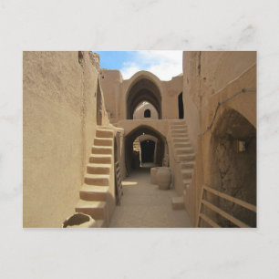 Postcard Sassanid Fortress at Saryazd, Iran