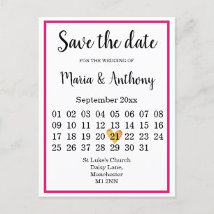 Postcard -- Save the Date