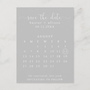 Postcard   Save The Date   Calendar