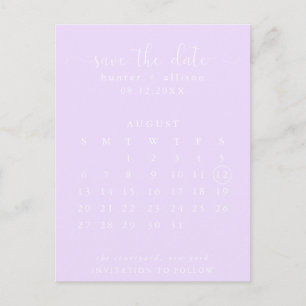 Postcard   Save The Date   Calendar