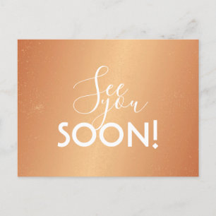 Postcard - See You Soon Copper