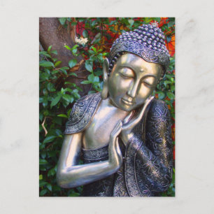 Postcard   Silver Buddha